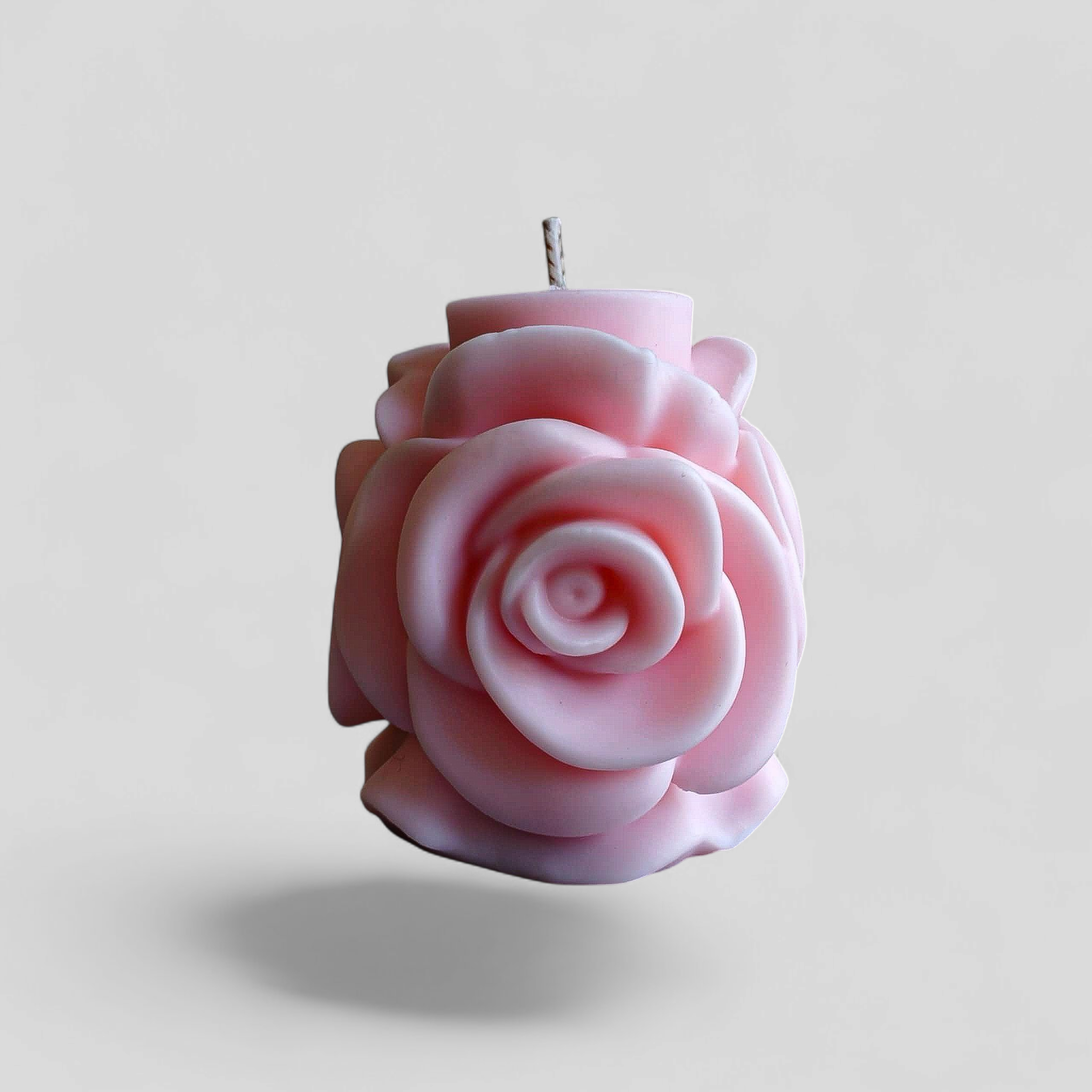 Winter Garden Rose Candle
